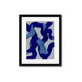 Picture of Constellation of Blue Strokes _GroupedProduct_Rectangle_Portrait_Framed_Matted_