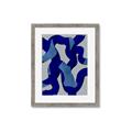 Picture of Constellation of Blue Strokes _GroupedProduct_Rectangle_Portrait_Framed_Matted_