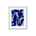 Picture of Constellation of Blue Strokes _GroupedProduct_Rectangle_Portrait_Framed_Matted_