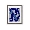 Picture of Constellation of Blue Strokes _GroupedProduct_Rectangle_Portrait_Framed_Matted_
