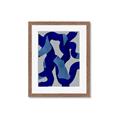 Picture of Constellation of Blue Strokes _GroupedProduct_Rectangle_Portrait_Framed_Matted_