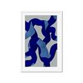 Picture of Constellation of Blue Strokes _GroupedProduct_Rectangle_Portrait_Framed_Matted_