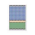 Picture of Psychedelic Checkered Aura _GroupedProduct_Rectangle_Portrait_Framed_Matted_