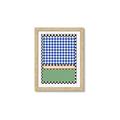 Picture of Psychedelic Checkered Aura _GroupedProduct_Rectangle_Portrait_Framed_Matted_