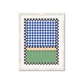 Picture of Psychedelic Checkered Aura _GroupedProduct_Rectangle_Portrait_Framed_Matted_