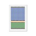 Picture of Psychedelic Checkered Aura _GroupedProduct_Rectangle_Portrait_Framed_Matted_