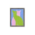 Picture of Optical Cat Duo _GroupedProduct_Rectangle_Portrait_Framed_Matted_