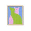 Picture of Optical Cat Duo _GroupedProduct_Rectangle_Portrait_Framed_Matted_