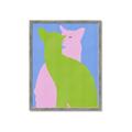 Picture of Optical Cat Duo _GroupedProduct_Rectangle_Portrait_Framed_Matted_