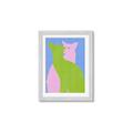 Picture of Optical Cat Duo _GroupedProduct_Rectangle_Portrait_Framed_Matted_