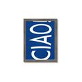 Picture of Ciao in Blue _GroupedProduct_Rectangle_Portrait_Framed_Matted_