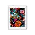 Picture of Chromatic Meadow of Flowers _GroupedProduct_Rectangle_Portrait_Framed_Matted_