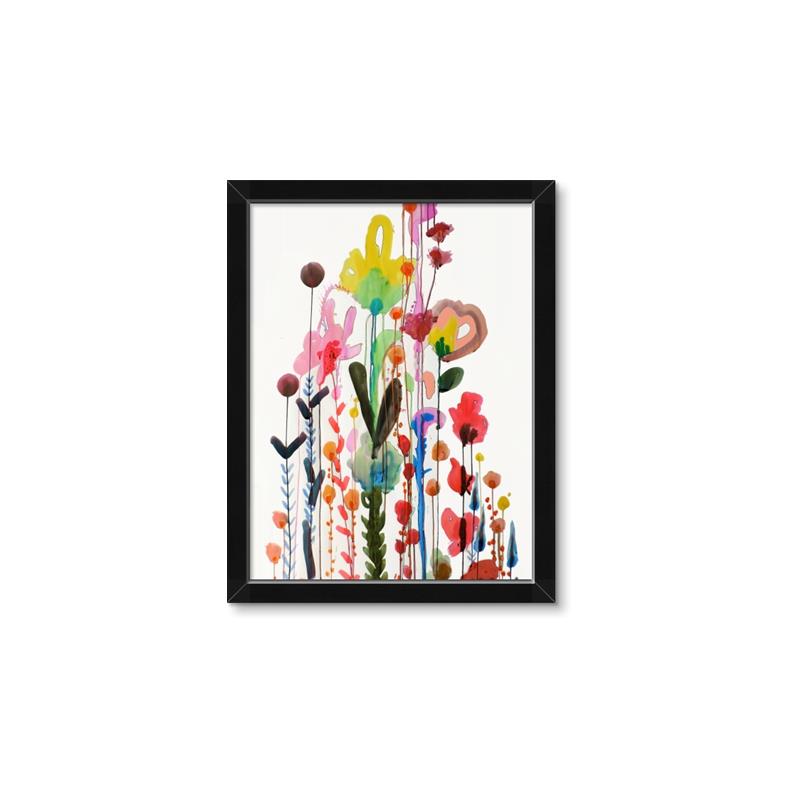 Picture of Eclectic Floral Canvas I _GroupedProduct_Rectangle_Portrait_Framed_Matted_