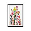 Picture of Eclectic Floral Canvas I _GroupedProduct_Rectangle_Portrait_Framed_Matted_
