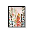 Picture of Eclectic Floral Canvas II _GroupedProduct_Rectangle_Portrait_Framed_Matted_