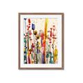 Picture of Eclectic Floral Canvas III _GroupedProduct_Rectangle_Portrait_Framed_Matted_
