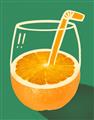 Picture of Orange Juice Poition _GroupedProduct_Rectangle_Portrait_Unframed_Print_Only_