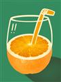 Picture of Orange Juice Poition _GroupedProduct_Rectangle_Portrait_Unframed_Print_Only_