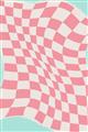 Picture of Pink Checkered Symphony _GroupedProduct_Rectangle_Portrait_Unframed_Print_Only_
