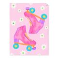 Picture of Pink Roller Skates _GroupedProduct_Rectangle_Portrait_Unframed_Print_Only_