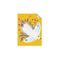 Picture of Bird in Floral Yellow Abstraction _GroupedProduct_Rectangle_Portrait_Unframed_Print_Only_