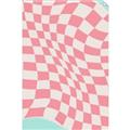 Picture of Pink Checkered Symphony _GroupedProduct_Rectangle_Portrait_Unframed_Print_Only_
