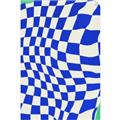 Picture of Blue Checkered Symphony _GroupedProduct_Rectangle_Portrait_Unframed_Print_Only_