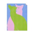 Picture of Optical Cat Duo _GroupedProduct_Rectangle_Portrait_Unframed_Print_Only_
