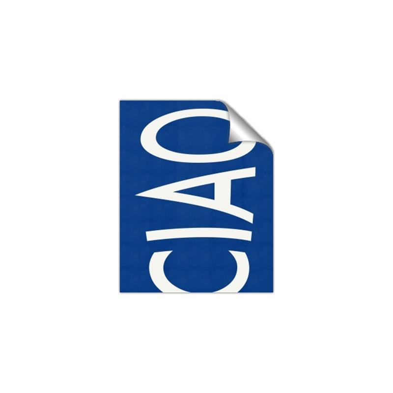 Picture of Ciao in Blue _GroupedProduct_Rectangle_Portrait_Unframed_Print_Only_