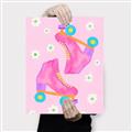 Picture of Pink Roller Skates _GroupedProduct_Rectangle_Portrait_Canvas_