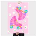 Picture of Pink Roller Skates _GroupedProduct_Rectangle_Portrait_Canvas_