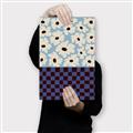 Picture of Blue Patterned Floral Perfection  _GroupedProduct_Rectangle_Portrait_Canvas_
