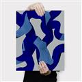 Picture of Constellation of Blue Strokes _GroupedProduct_Rectangle_Portrait_Canvas_