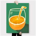 Picture of Orange Juice Poition _GroupedProduct_Rectangle_Portrait_Canvas_