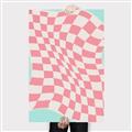 Picture of Pink Checkered Symphony _GroupedProduct_Rectangle_Portrait_Canvas_