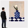 Picture of Kaleidoscopic Vase _GroupedProduct_Rectangle_Portrait_Canvas_
