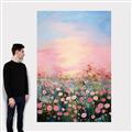 Picture of Ethereal Pink Sunrise _GroupedProduct_Rectangle_Portrait_Canvas_