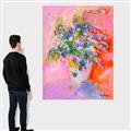 Picture of Petals in Pink Bloom  _GroupedProduct_Rectangle_Portrait_Canvas_