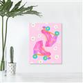 Picture of Pink Roller Skates _GroupedProduct_Rectangle_Portrait_Canvas_