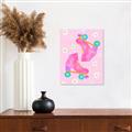 Picture of Pink Roller Skates _GroupedProduct_Rectangle_Portrait_Canvas_
