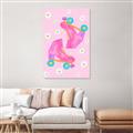 Picture of Pink Roller Skates _GroupedProduct_Rectangle_Portrait_Canvas_