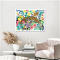 Picture of Vibrant Fusion Jaguar _GroupedProduct_Rectangle_Landscape_Canvas_
