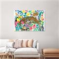 Picture of Vibrant Fusion Jaguar _GroupedProduct_Rectangle_Landscape_Canvas_