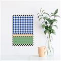 Picture of Psychedelic Checkered Aura _GroupedProduct_Rectangle_Portrait_Canvas_