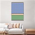 Picture of Psychedelic Checkered Aura _GroupedProduct_Rectangle_Portrait_Canvas_