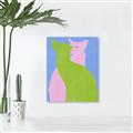 Picture of Optical Cat Duo _GroupedProduct_Rectangle_Portrait_Canvas_