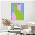 Picture of Optical Cat Duo _GroupedProduct_Rectangle_Portrait_Canvas_