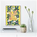 Picture of La Vie Est Belle Foliage _GroupedProduct_Rectangle_Portrait_Canvas_Framed_