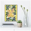 Picture of La Vie Est Belle Foliage _GroupedProduct_Rectangle_Portrait_Canvas_Framed_