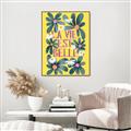 Picture of La Vie Est Belle Foliage _GroupedProduct_Rectangle_Portrait_Canvas_Framed_